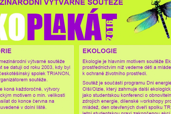 Vyhodnocení 13. ročníku soutěž EKOPLAKÁT